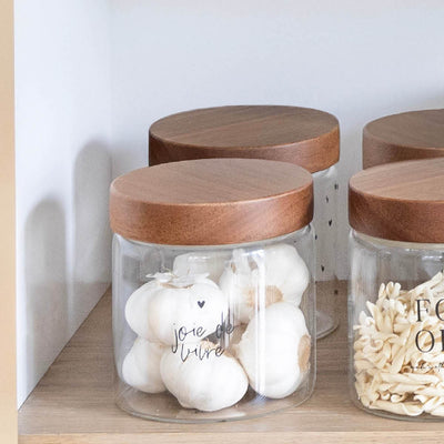 Bastion Collections Vorratsdose Joie de Vivre mit Holzdeckel klein