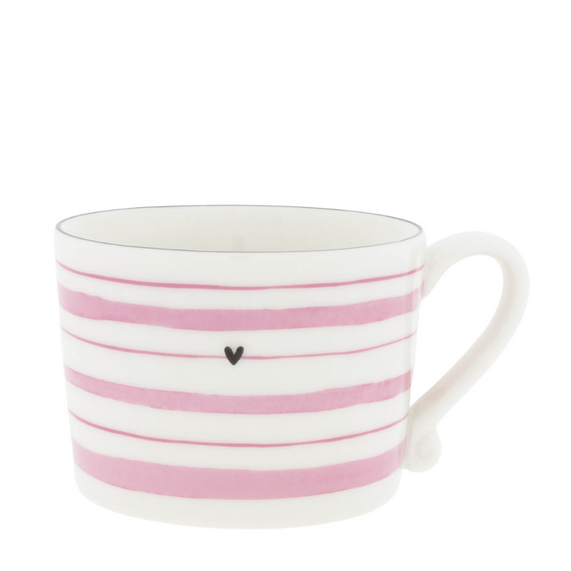Bastion Collections Tasse Watercolour Rose Stripes