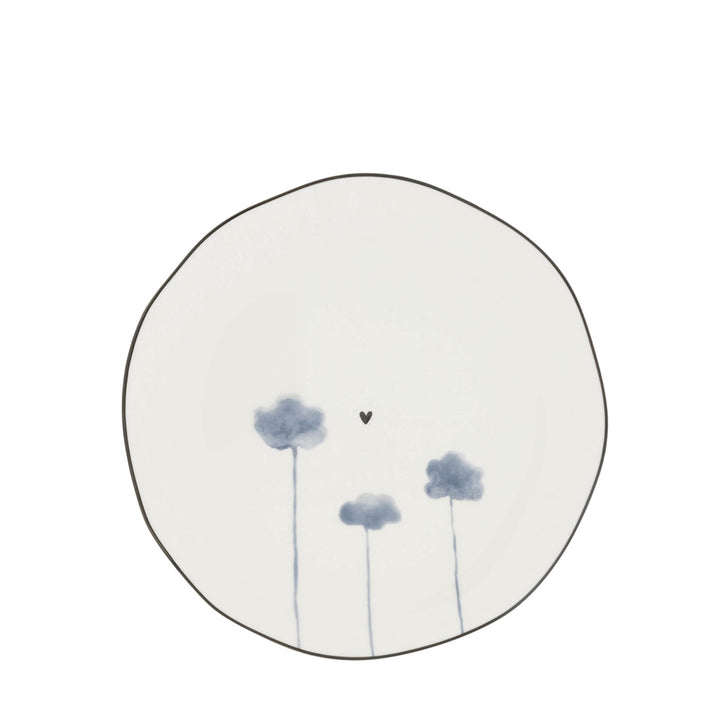 Bastion Collections Dessertteller Iris Blue Poppy