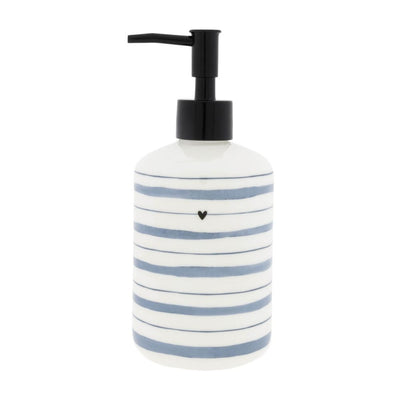 Bastion Collections Seifenspender Watercolour Blue Stripes