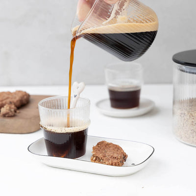 Bastion Collections Espresso Glas gerillt
