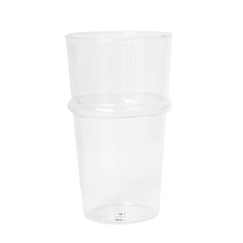 Bastion Collections Latte-Glas gerillt