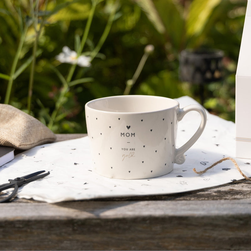 Bastion Collections Tasse Mom you are gold Schwarz