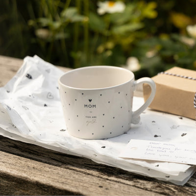 Bastion Collections Tasse Mom you are gold Schwarz