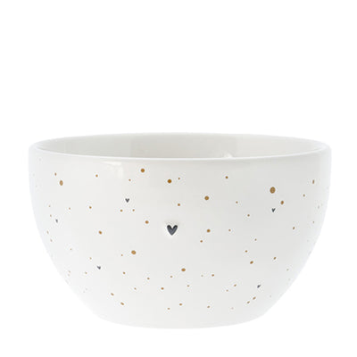 Bastion Collections Schale Little dots Karamell