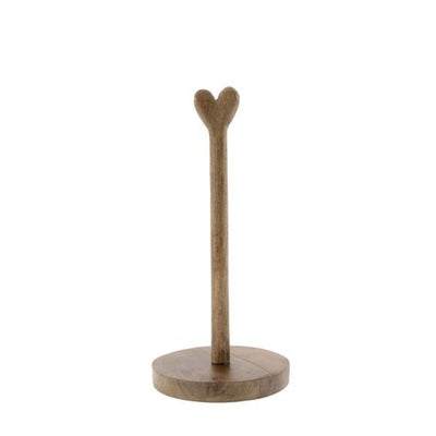 Bastion Collections Küchenrollenhalter Holz naturfarben