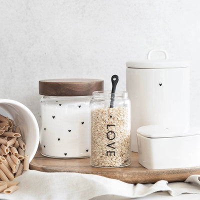 Bastion Collections Vorratsdose Black Heart groß