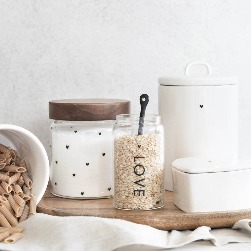 Bastion Collections Vorratsdose Black Heart groß