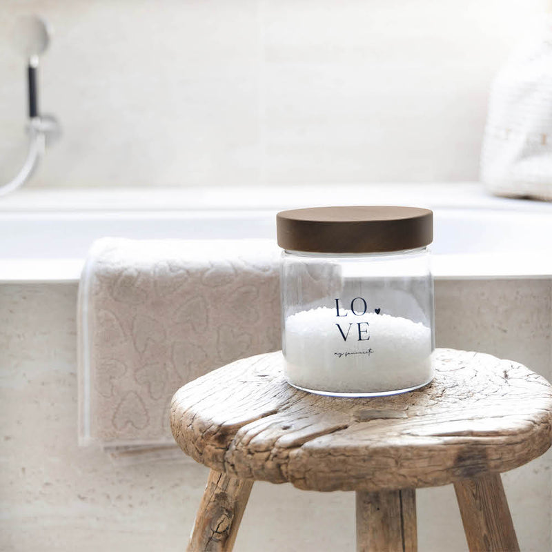 Bastion Collections Vorratsdose LOVE my favourite mit Holzdeckel klein