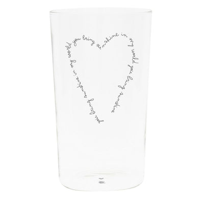 Bastion Collections Glas Heart sunshine groß