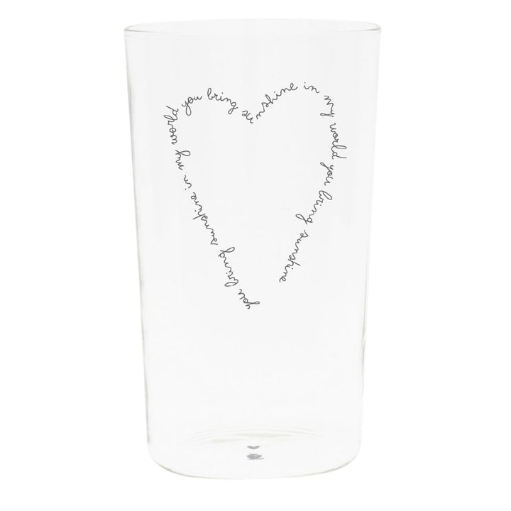 Bastion Collections Glas Heart sunshine groß