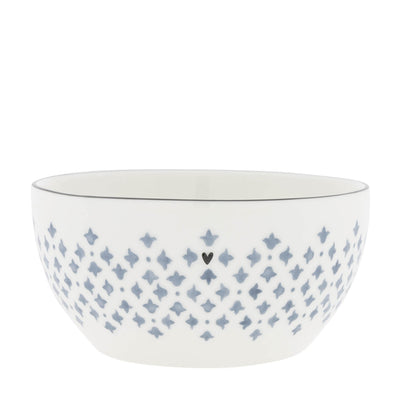 Bastion Collections Schale Iris Blue Print