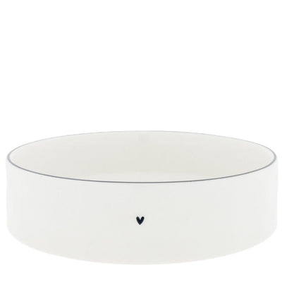 Bastion Collections Salatschale Heart in black klein