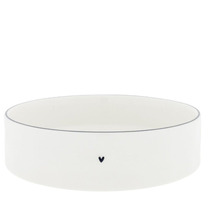 Bastion Collections Salatschale Heart in black klein