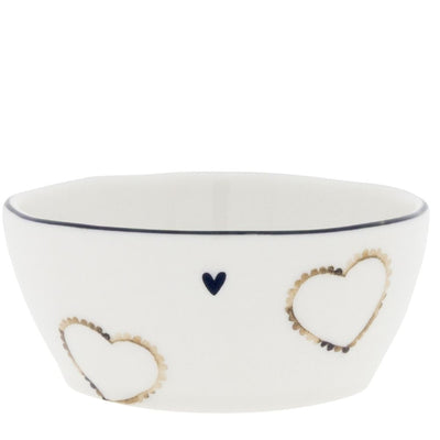 Bastion Collections Saucen Schale Hearts braun