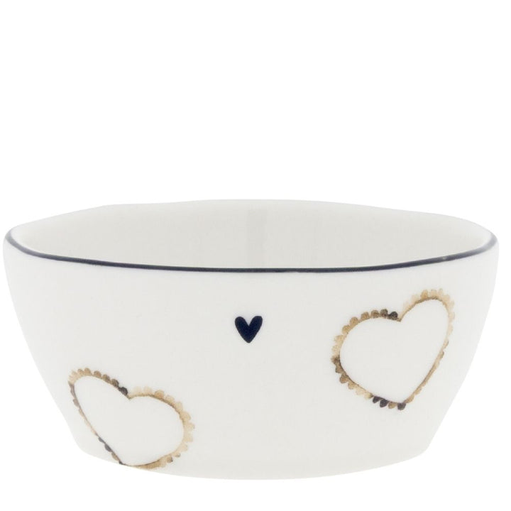 Bastion Collections Saucen Schale Hearts braun