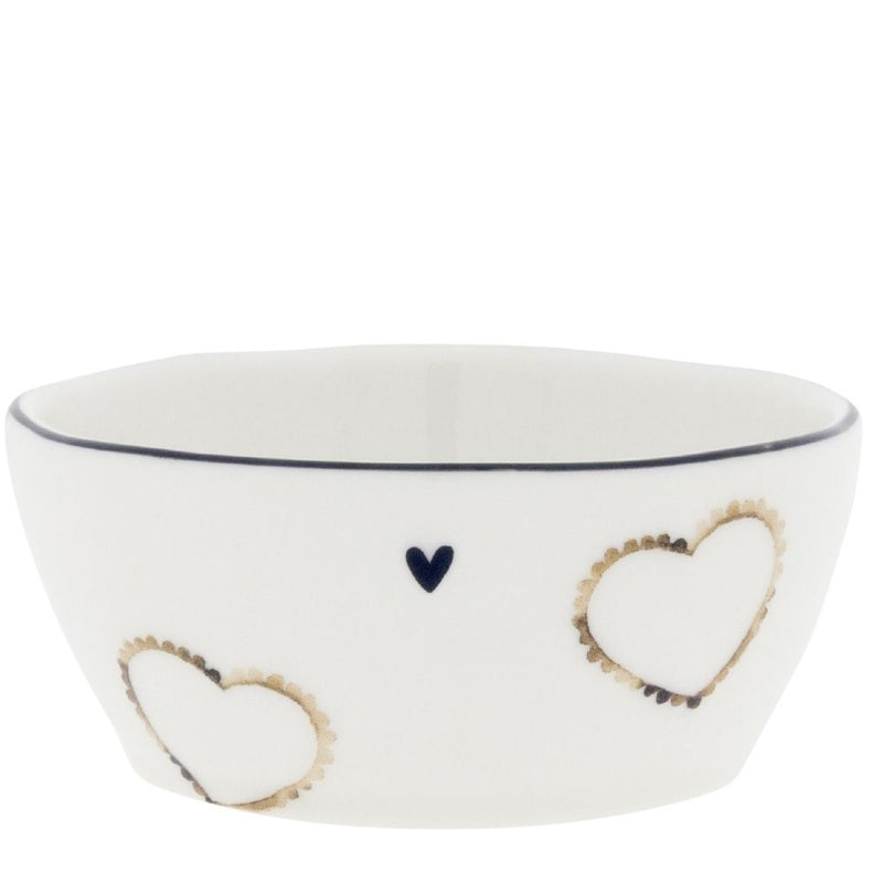Bastion Collections Saucen Schale Hearts braun