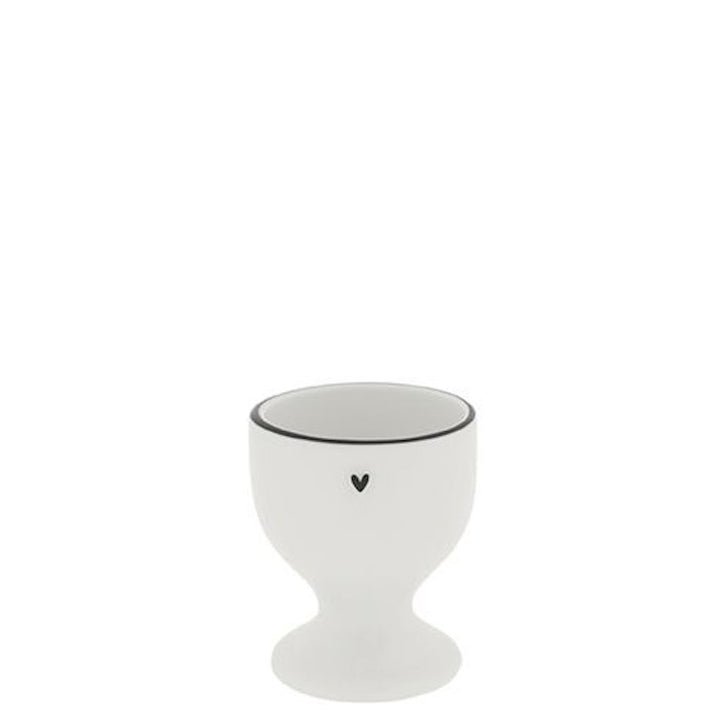 Bastion Collections Eierbecher Herz Schwarz