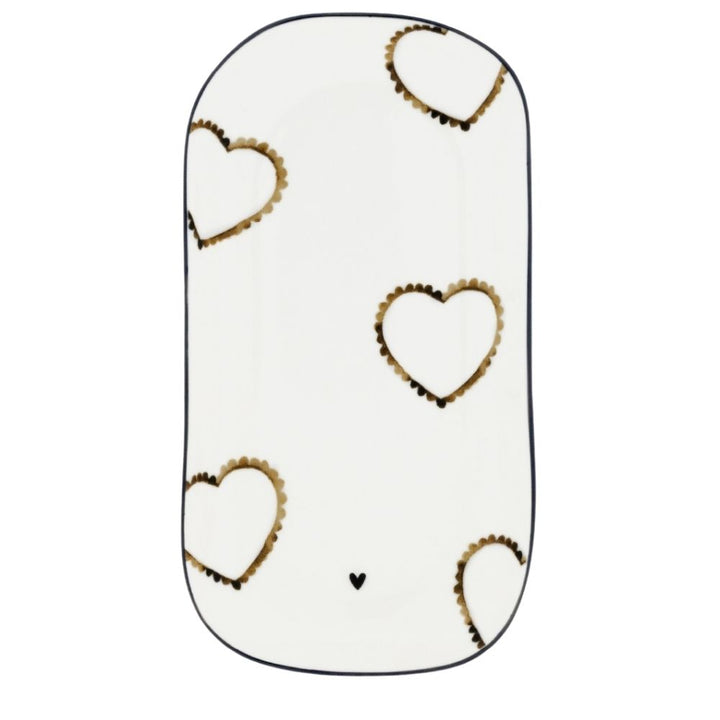 Bastion Collections Teller oval Hearts XS