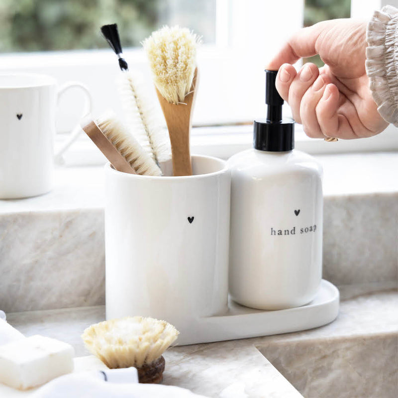 Bastion Collections Seifenspender Black Heart Hand Soap