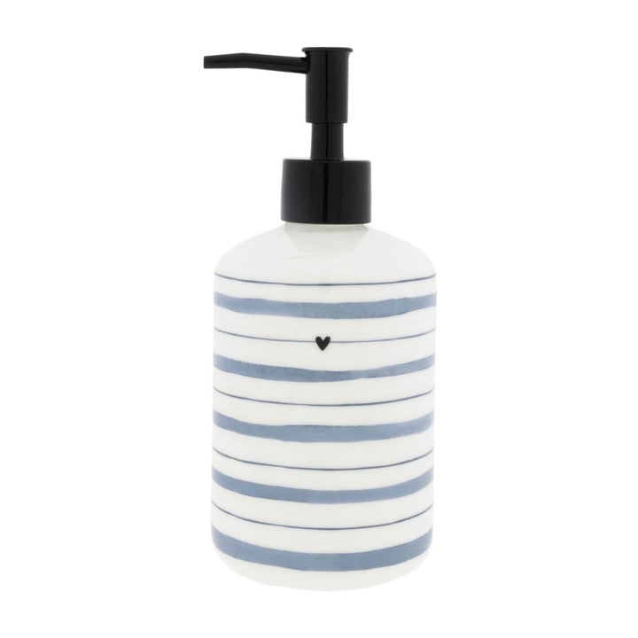 Bastion Collections Seifenspender Watercolour Blue Stripes