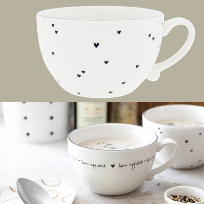 Bastion Collections Suppentasse Hearts