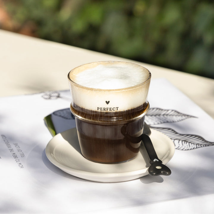 Bastion Collections Espresso Glas Perfect Schwarz
