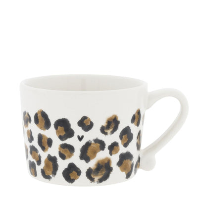 Bastion Collections Tasse Leopard klein