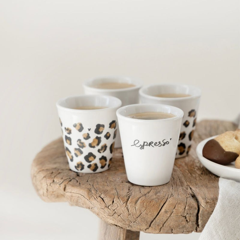 Bastion Collections Espresso Becher Leopard