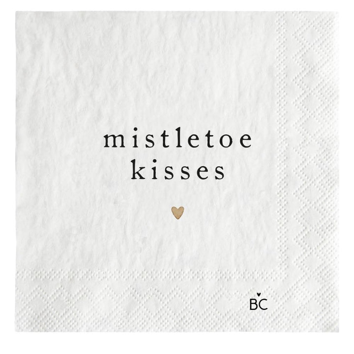 Bastion Collections Cocktail Servietten Mistletoe