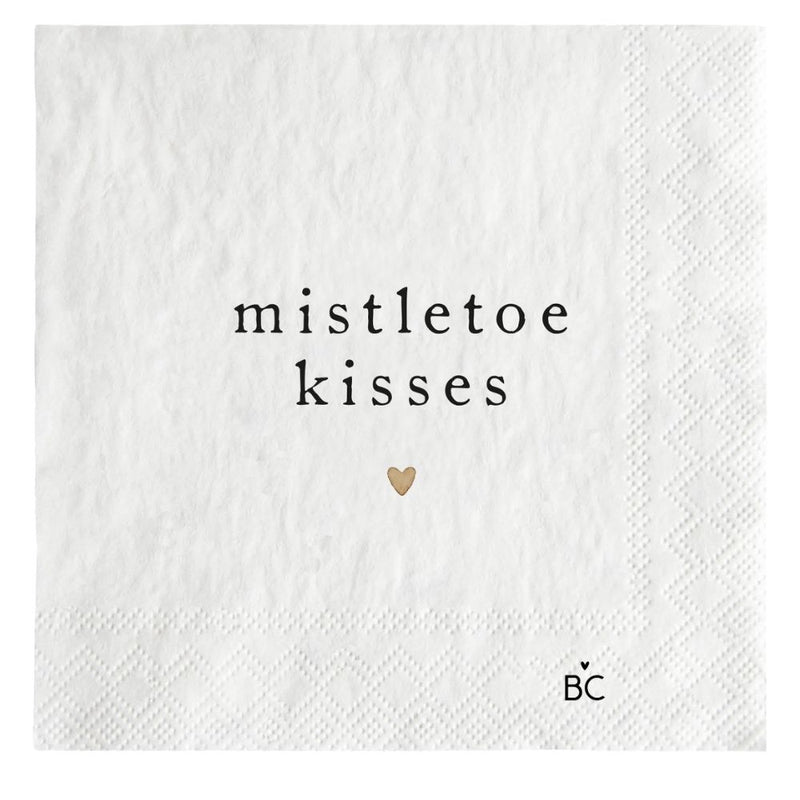 Bastion Collections Cocktail Servietten Mistletoe