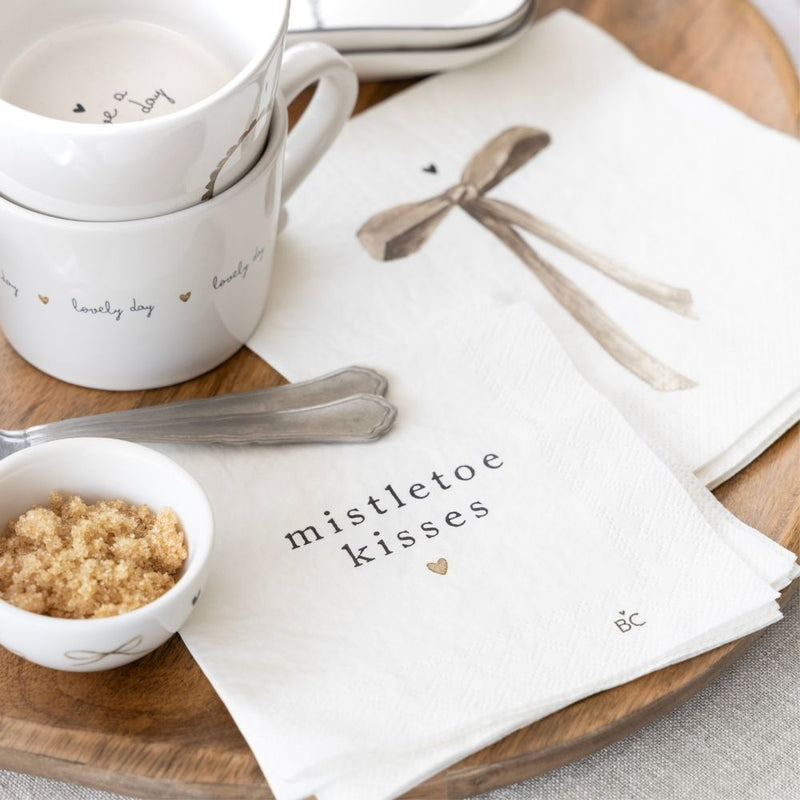 Bastion Collections Cocktail Servietten Mistletoe