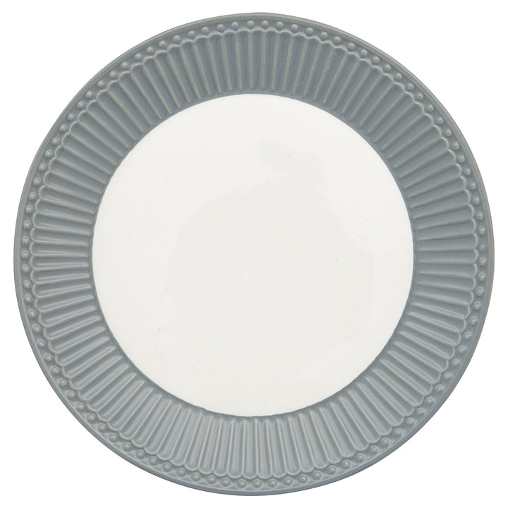 Greengate Frühstücksteller Alice steingrau