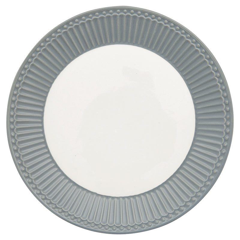 Greengate Frühstücksteller Alice steingrau