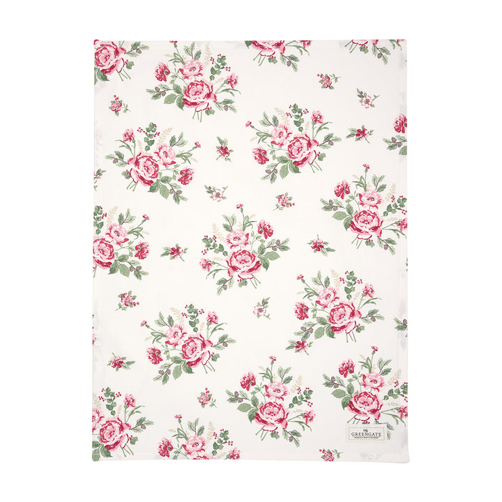Greengate Geschirrtuch Leonora weiß