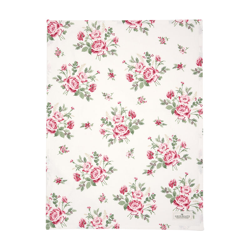 Greengate Geschirrtuch Leonora weiß