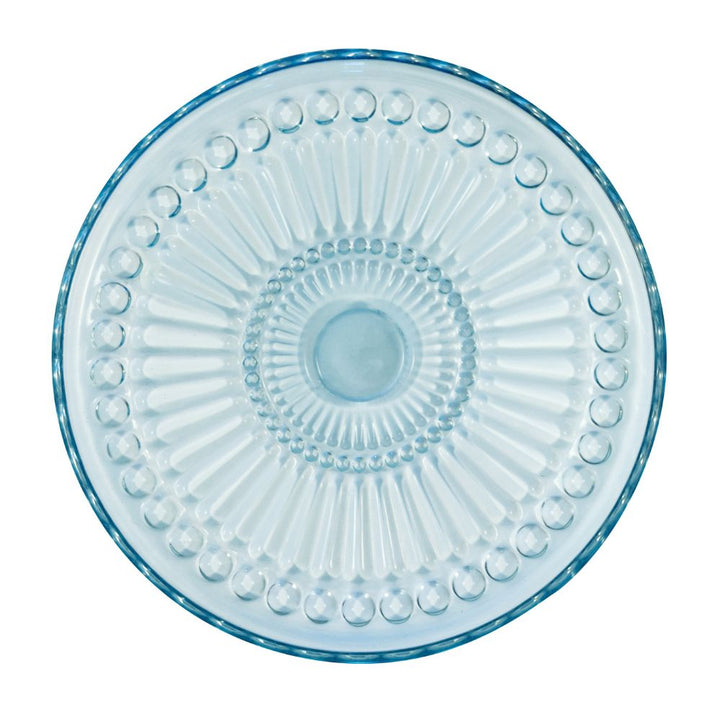 Greengate Glas Teller Alice hellblau