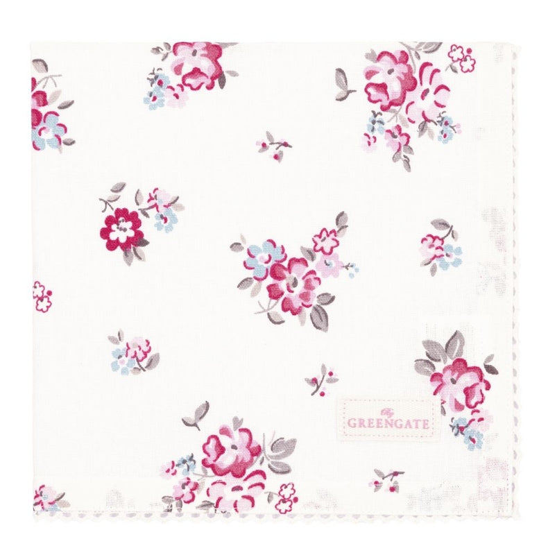 Greengate Serviette mit Spitze Elba weiß