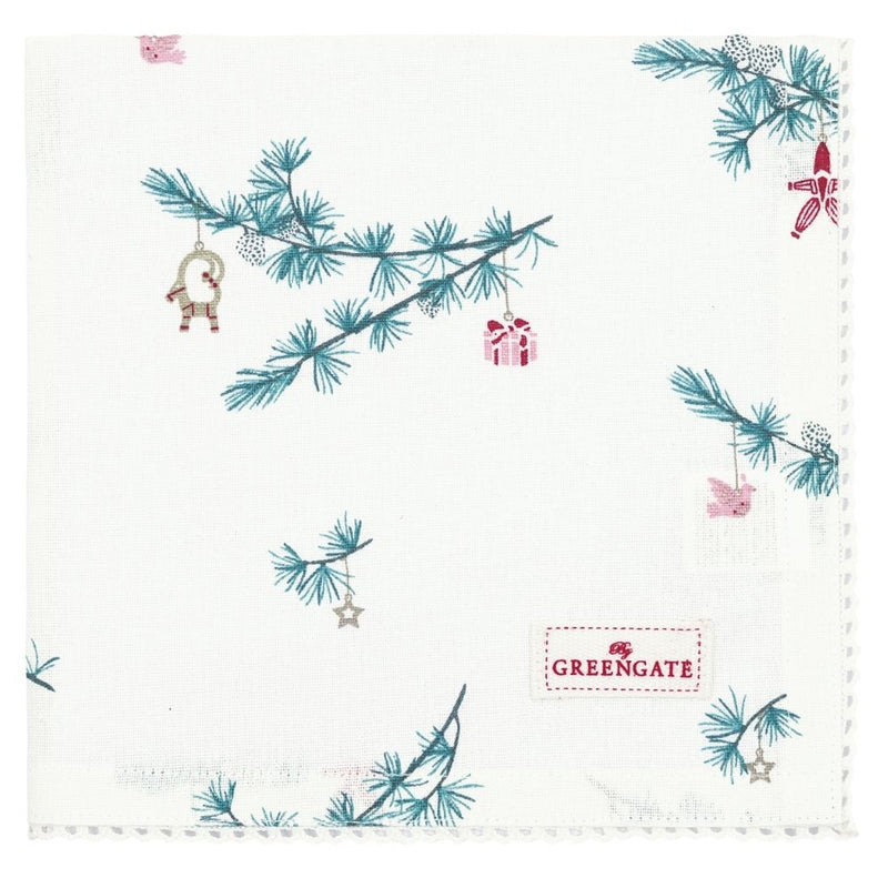 Greengate Serviette mit Spitze Juana weiß
