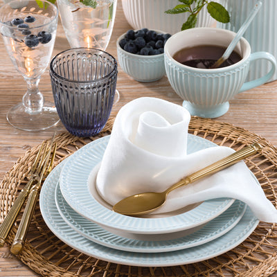 Greengate Wasserglas Alice blau