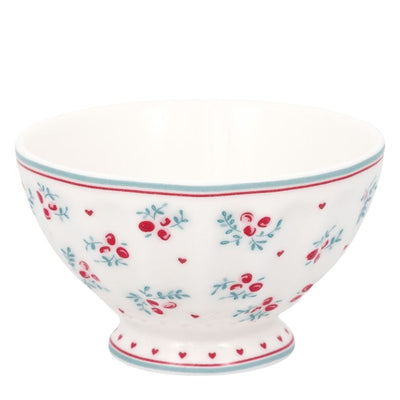 Greengate French Bowl Belia weiß mittel