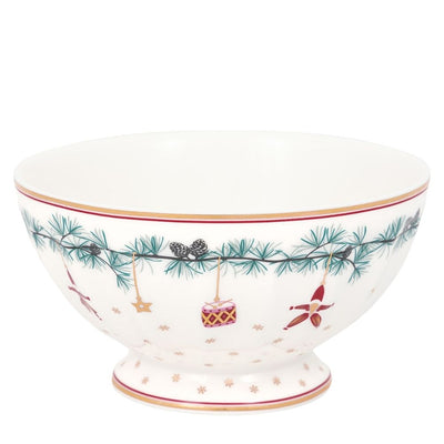 Greengate French Bowl Juana weiß groß