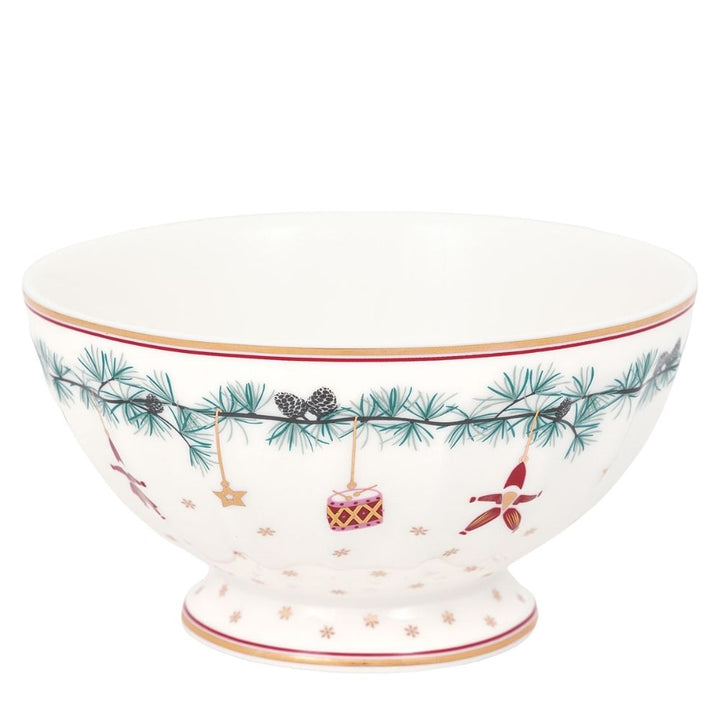 Greengate French Bowl Juana weiß groß