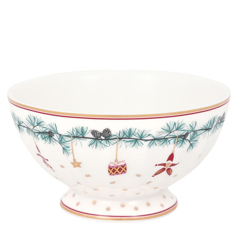 Greengate French Bowl Juana weiß groß