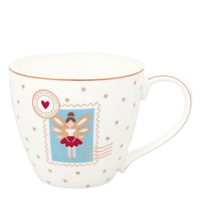 Greengate Tasse Cindarella Xmas weiß