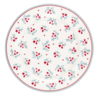 Greengate Dessertteller Belia weiß klein