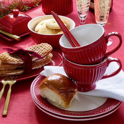 Greengate Teetasse Alice weinrot