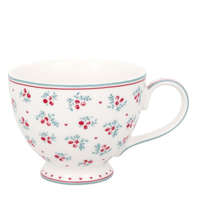 Greengate Teetasse Belia weiß