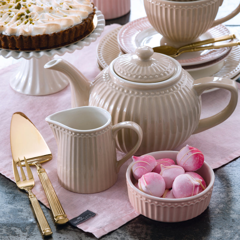 Greengate Teekanne Alice cremefarben