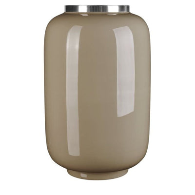 Vase Metall schlammfarben 40 cm